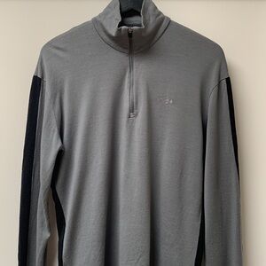 Icebreaker Merino 260 Men's Gray Half-Zip Baselayer